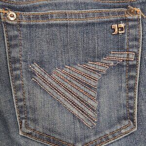 Joe's Jeans Size 28 The Provocateur - The Frankie Bootcut with Metal Logos